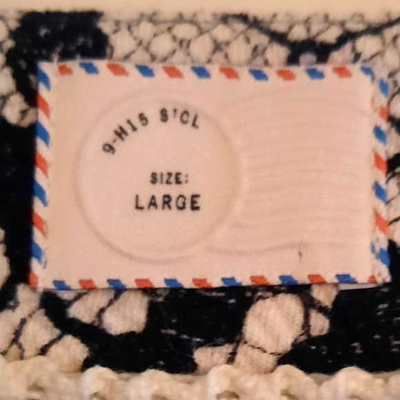 Anthropologie Postmark Leia Lace Print Peplum Blouse - Picture 4 of 11